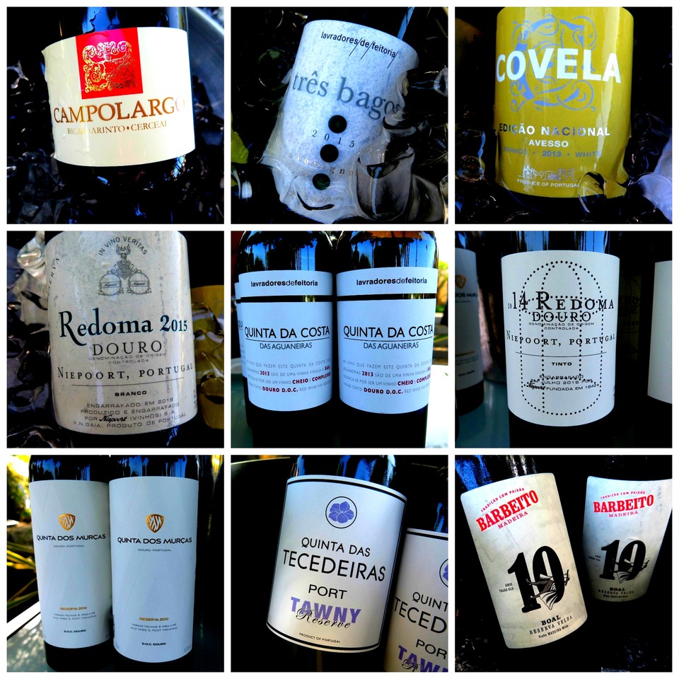 Os vinhos do almoço