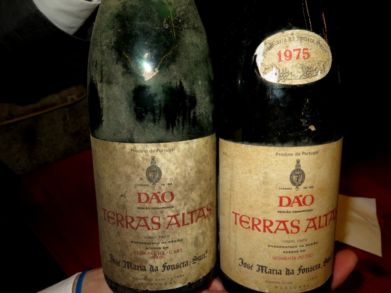 Dão Terras Altas, tinto, sem data e 1975