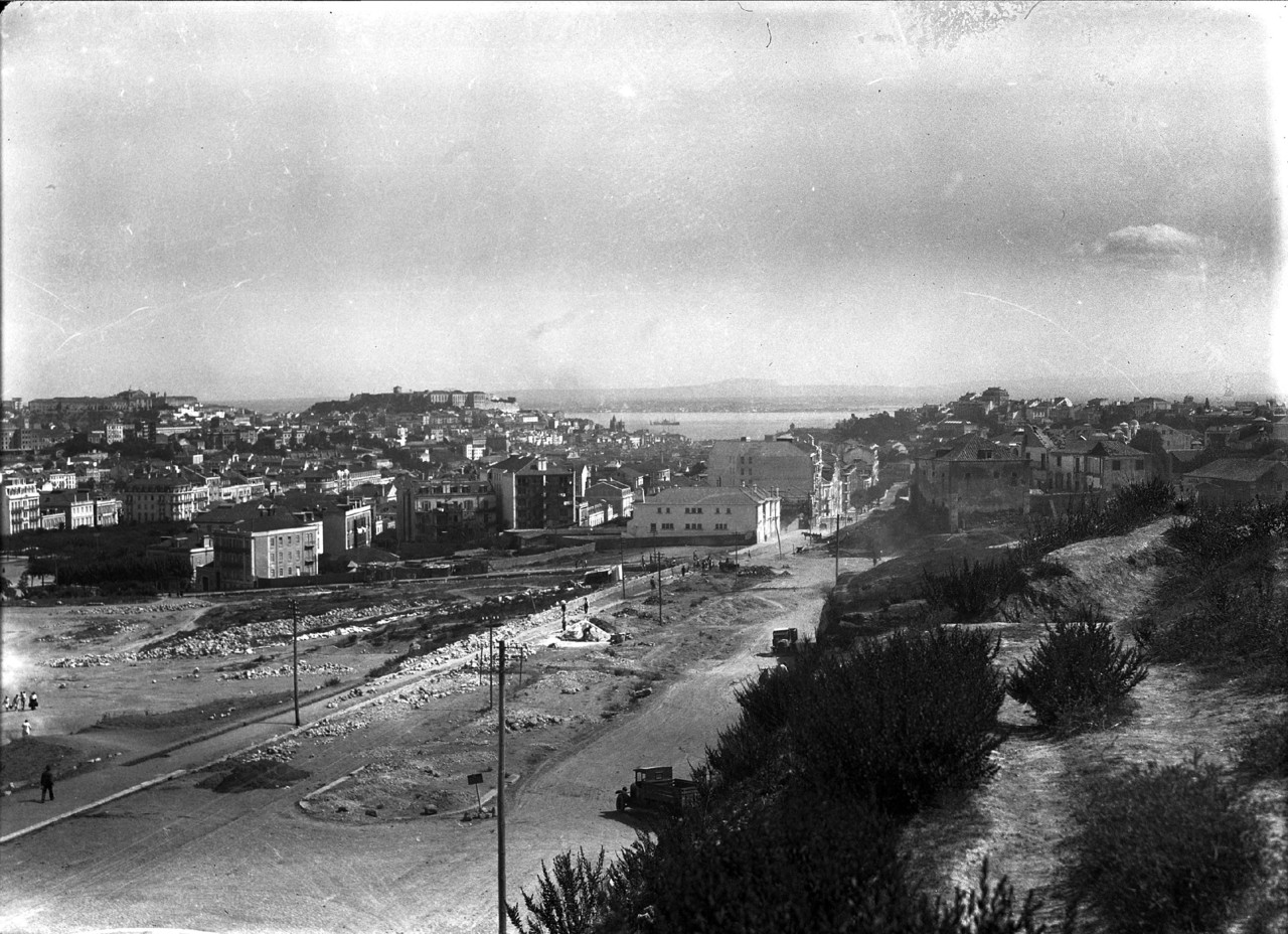 Abertura da Rua Castilho, sd, foto de Estúdios M