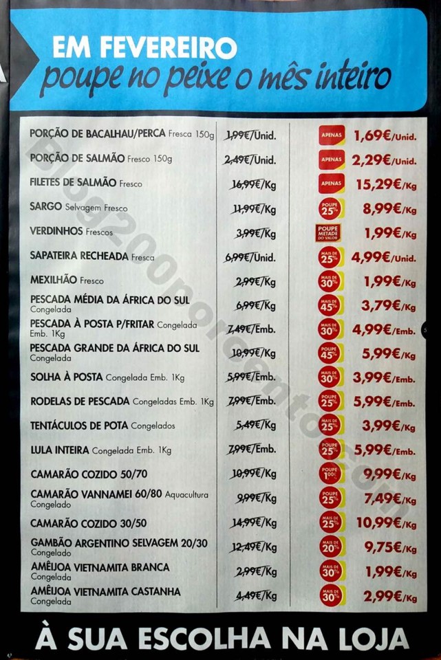 antevisão folheto Pingo Doce 1a28fev Talho/Peixaria