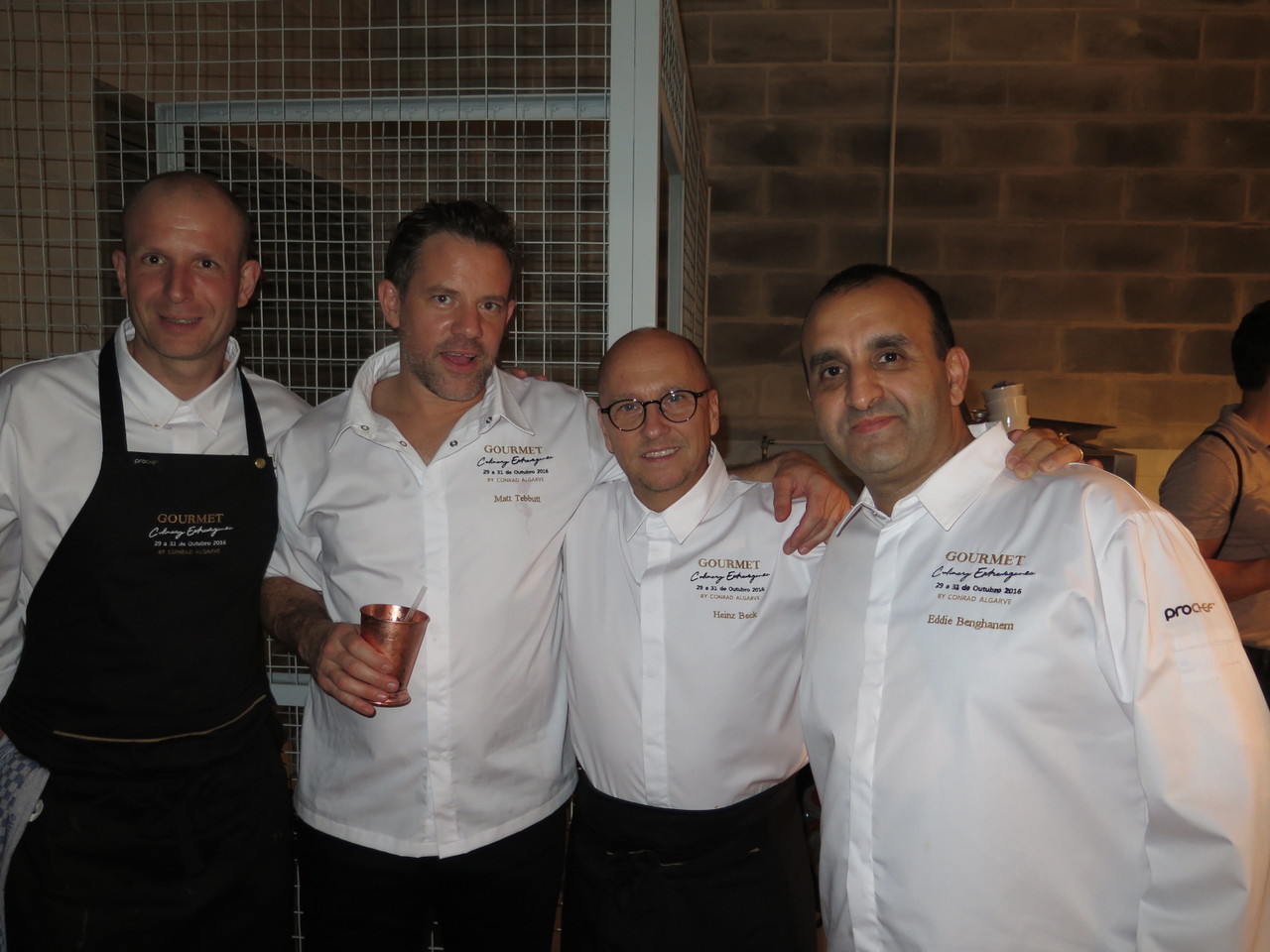Roel Lintermans, Matt Tebbutt, Heinz Beck, Eddie Benghanem Roel Lintermans, Matt Tebbutt, Heinz Beck, Eddie Benghanem