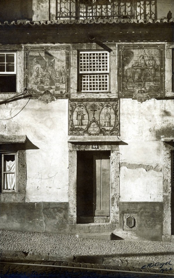 Registo de Santos na Rua das Amoreiras, 1944, foto