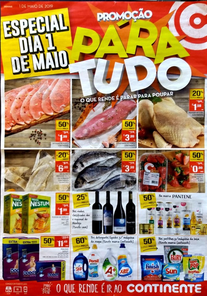 Antevisão Folheto Continente Especial 1ºmaio