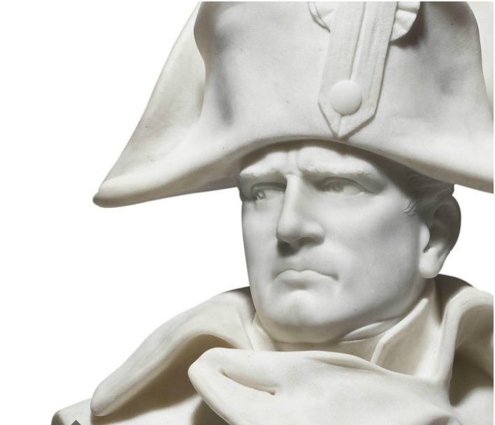 Napoleão. Busto de mármore (Lourenço Colombo, séc. XIX, in Christies)