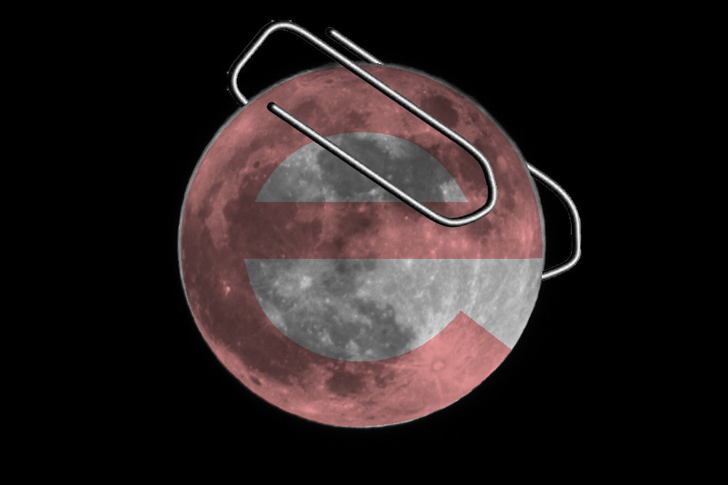 Eclipse lunar e-clips lunar