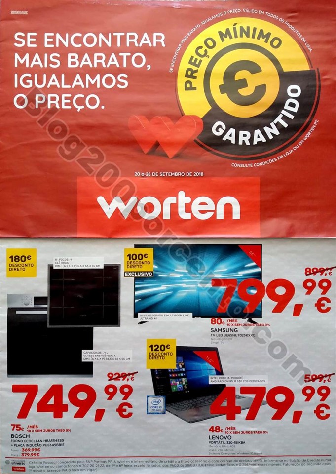 Antevisão Folheto WORTEN Promoções de 20 a 26 setembro