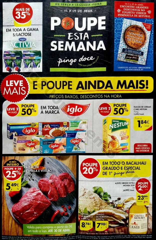 antevisão folheto Pingo Doce 3a9abr