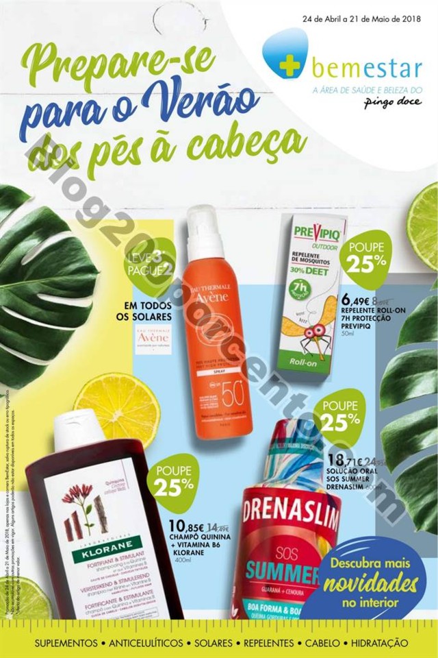 Novo folheto Bem Estar Pingo Doce até 21mai