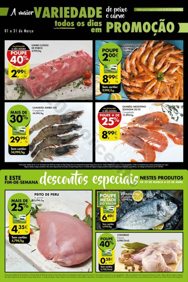 Antevisão Folheto Promoções Pingo Doce Fim Semana 29mar-2abr
