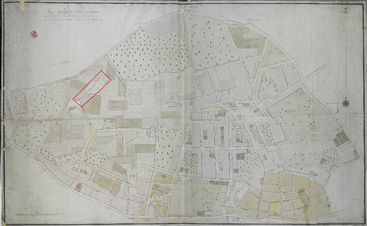 Mapa topografico dos Terrenos que medeião entre a