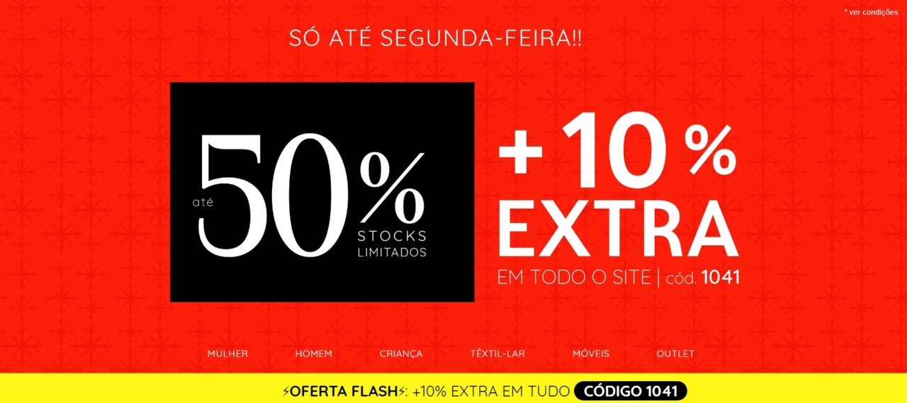 Oferta Flash Até 90 Desconto La Redoute Promoções Até 19 Novembro