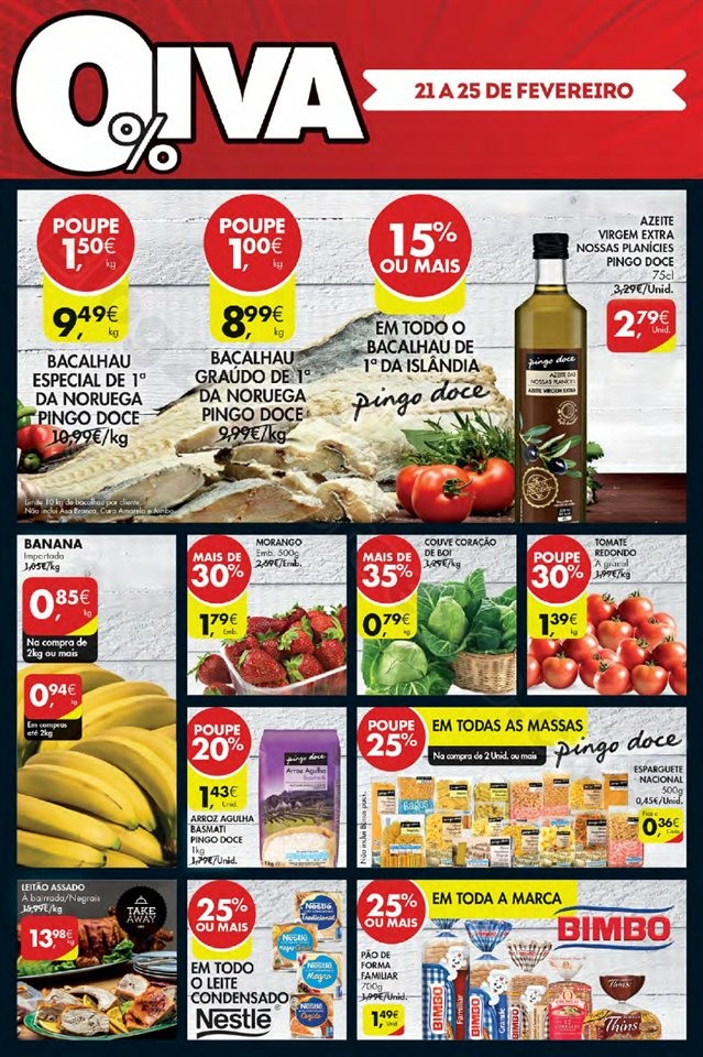 Antevisão Folheto Fim de semana PINGO DOCE 21 a 2