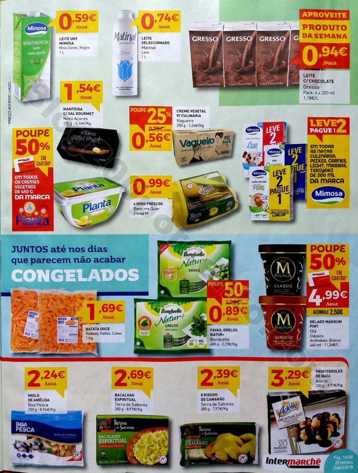 antevisão folheto promoções Intermarché 27mar-2abr
