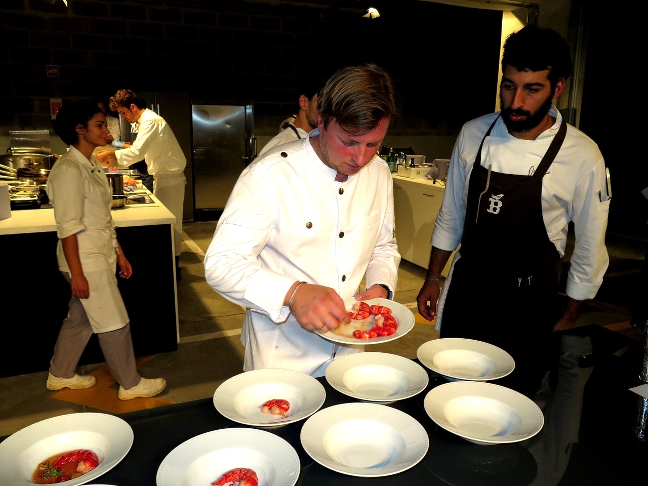 Kevin Fehling e David Jesus, chef de cozinha do BELCANTO de José Avillez