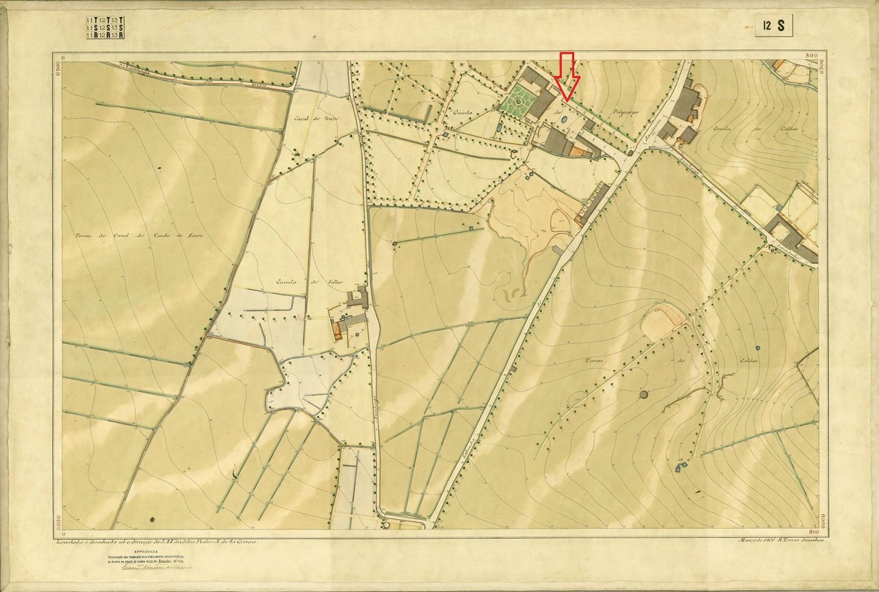 Planta Topográfica de Lisboa 12 S, 1906, de Alber Planta Topográfica de Lisboa 12 S, 1906, de Alber