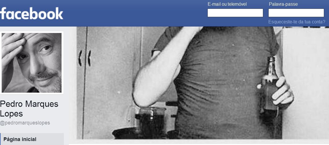 «Facebook» do Pedro Marques Lopes