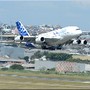 A380 decola do Aeroporto Internacional de Cumbica,
