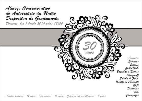 Convite Aniversário udg 2014 - 01.06.2014