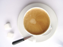 Picture of an espresso cup of coffee. Image source: http://www.sxc.hu/photo/74717