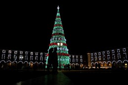 Árvore de Natal na Praça Comércio, Lisboa 