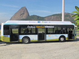Ônibus começam a circular no Rio os ônibus híb