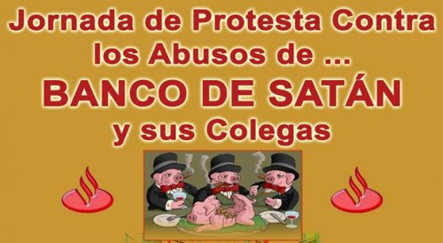 Protesto banco santander