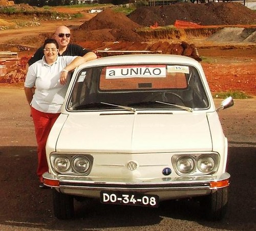 Não era amarela, mas a Brasilia portou-se à altura...