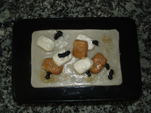 Caixa de açúcar em biscuit