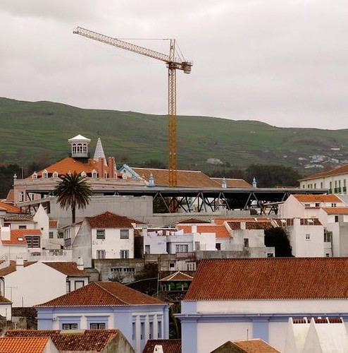 A nova biblioteca e arquvo de Angra do Heroísmo...em construção