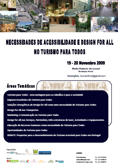 Necessidades de Acessibilidade e Design for All no Turismo para Todos