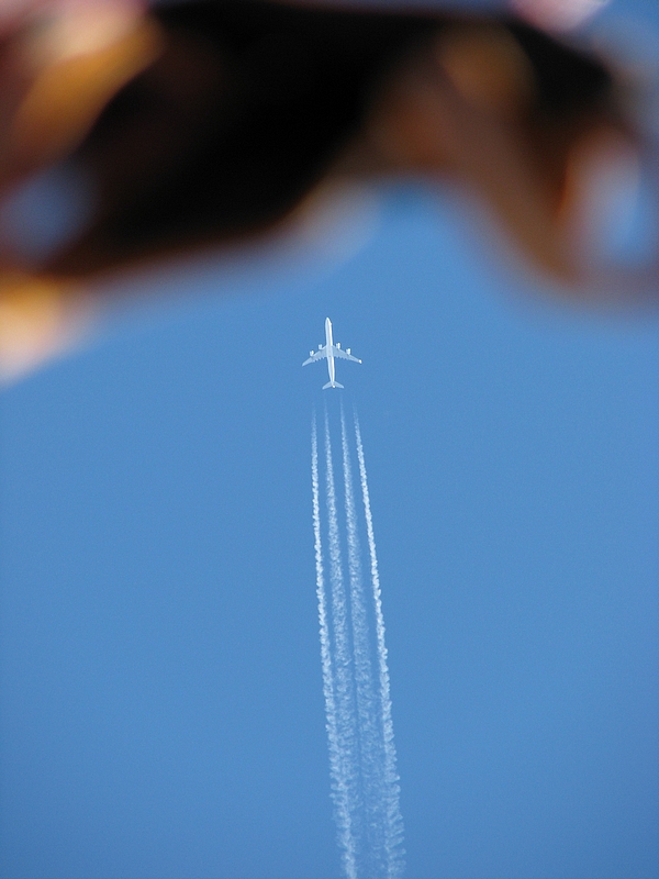 rastos no céu