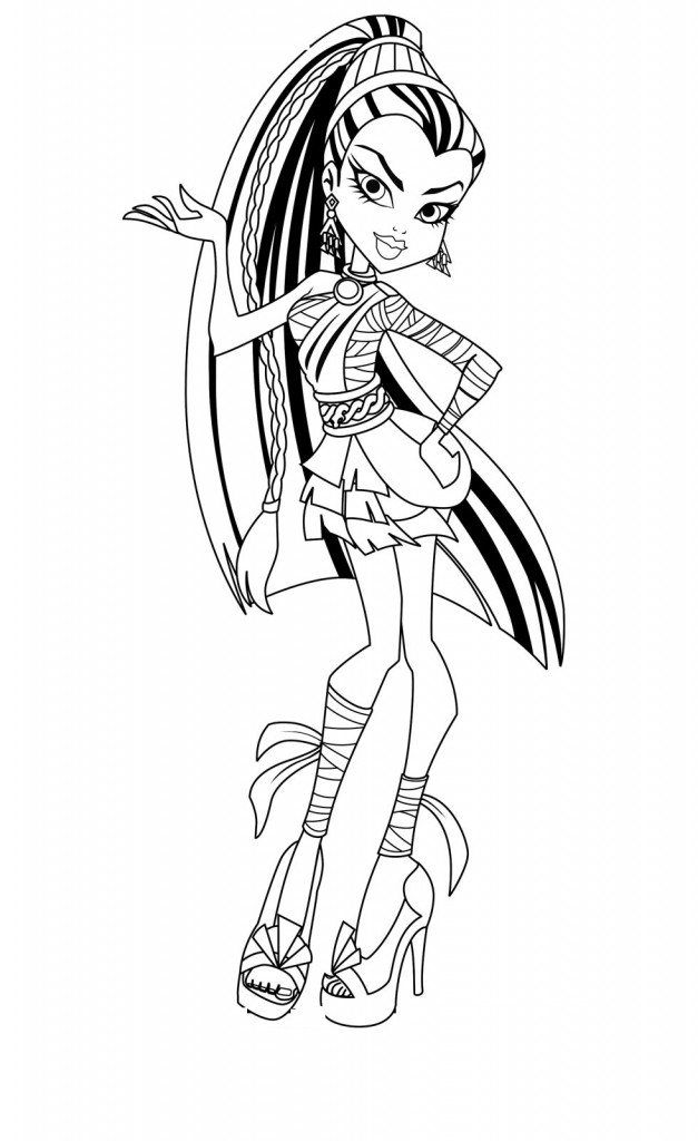 desenhos para colorir das monster high e imprimir brinquedos de papel