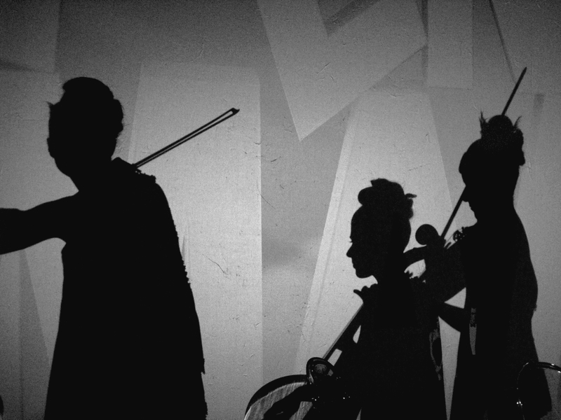 a sombra da música