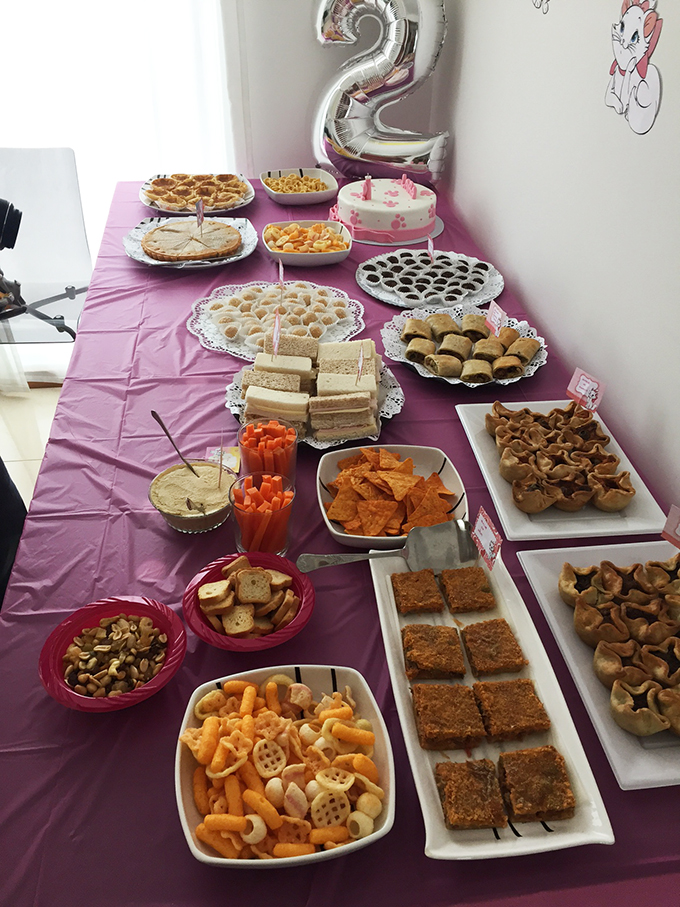 lanche 2 aniversário Lara