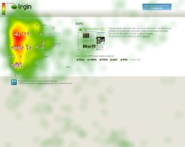 Heatmap dos olhares