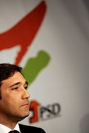 Pedro Passos Coelho. Foto Enric Vives Rubio, Público. 