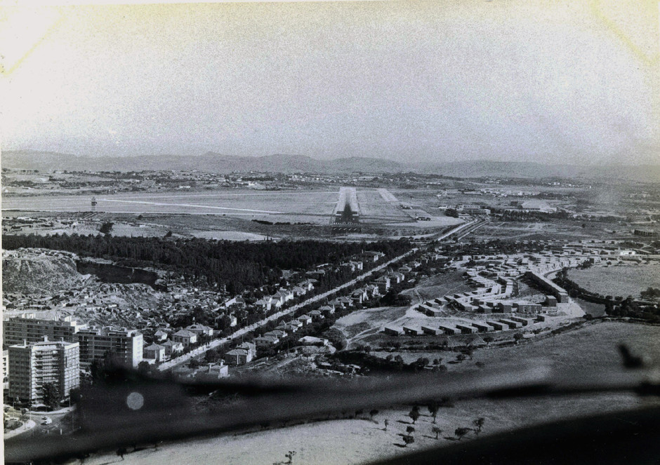 Vista aérea, Lisboa, 1968. Cliché do C.te Amado da Cunha; colecção Sr. Ant.º Fernandes.